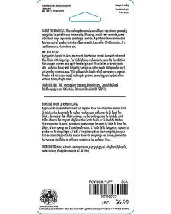 Spirit Halloween Translucent Powder And Puff 7 Spirit Halloween Translucent Powder And Puff -Costume Themes Shop 00119032 c