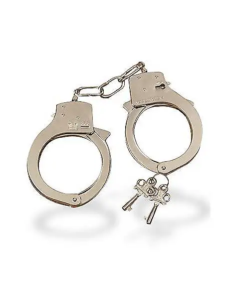 Spirit Halloween Metal Handcuffs 3 Spirit Halloween Metal Handcuffs