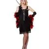 Spirit Halloween Adult Black Flapper Costume -Costume Themes Shop 00171363 a