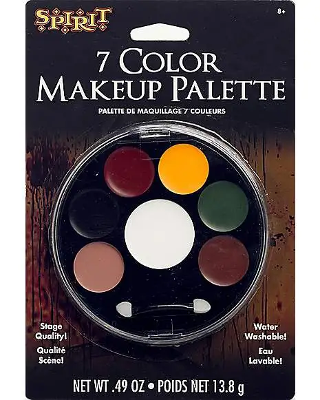 Spirit Halloween 7 Color Makeup Palette 4 Spirit Halloween 7 Color Makeup Palette - Image 2
