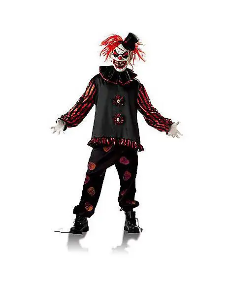 Spirit Halloween Adult Red Carver The Clown Costume 3 Spirit Halloween Adult Red Carver The Clown Costume