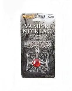 Spirit Halloween Classic Red Stone Necklace 7 Spirit Halloween Classic Red Stone Necklace -Costume Themes Shop 01066521 c