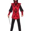 Spirit Halloween Kids Red Skull Ninja Costume 1 Spirit Halloween Kids Red Skull Ninja Costume -Costume Themes Shop 01099522 a
