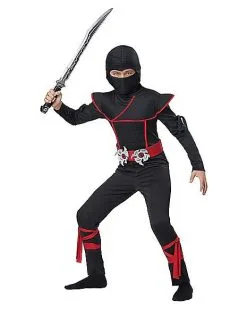 Spirit Halloween Kids Stealth Ninja Costume 7 Spirit Halloween Kids Stealth Ninja Costume -Costume Themes Shop 01133735 b