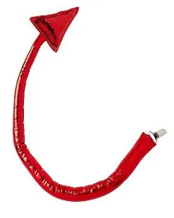 Spirit Halloween Red Sequin Devil Tail