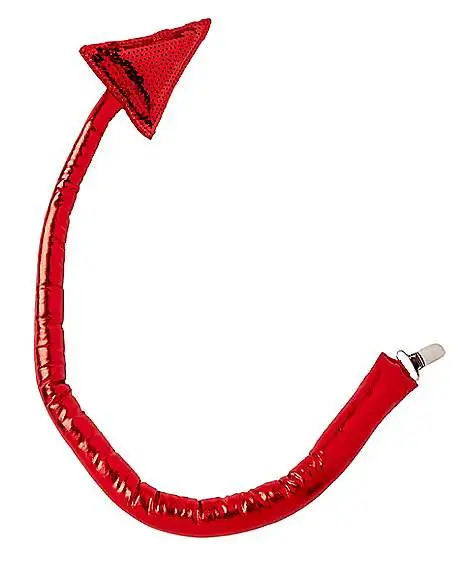 Spirit Halloween Red Sequin Devil Tail 3 Spirit Halloween Red Sequin Devil Tail