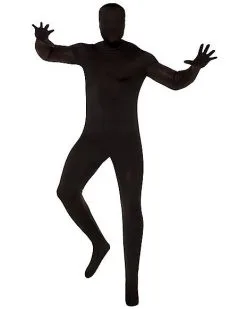 Spirit Halloween Adult Super Skins Black Zentai Skin Suit Costume