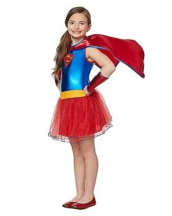 Spirit Halloween Kids Supergirl Tutu Costume - DC Comics 8 Spirit Halloween Kids Supergirl Tutu Costume - DC Comics -Costume Themes Shop 01154079 c
