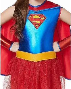 Spirit Halloween Kids Supergirl Tutu Costume - DC Comics 9 Spirit Halloween Kids Supergirl Tutu Costume - DC Comics -Costume Themes Shop 01154079 d