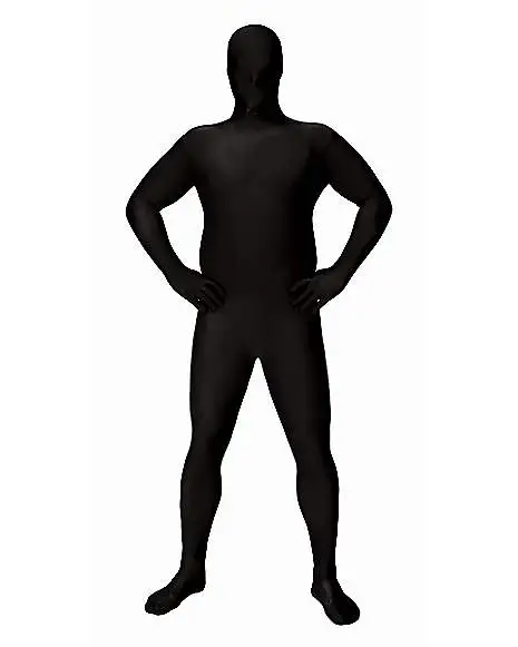 Spirit Halloween Adult Super Skins Black Zentai Skin Suit Costume 6 Spirit Halloween Adult Super Skins Black Zentai Skin Suit Costume - Image 4
