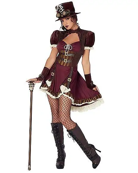 Spirit Halloween Adult Steampunk Dress Costume 3 Spirit Halloween Adult Steampunk Dress Costume