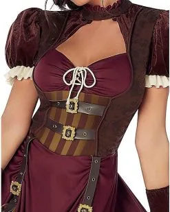 Spirit Halloween Adult Steampunk Dress Costume 7 Spirit Halloween Adult Steampunk Dress Costume -Costume Themes Shop 01215037 c