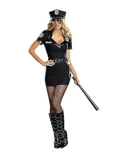 Spirit Halloween Adult Officer Anita Bribe Police Costume -Costume Themes Shop 01218700 a