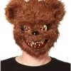 Spirit Halloween Brown Scary Teddy Bear Half Mask 1 Spirit Halloween Brown Scary Teddy Bear Half Mask -Costume Themes Shop 01224898 a
