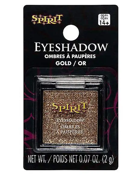 Spirit Halloween Glitter Gold Eyeshadow Makeup 3 Spirit Halloween Glitter Gold Eyeshadow Makeup