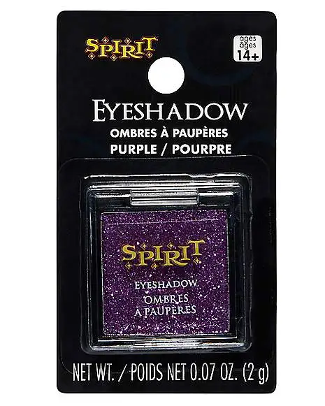 Spirit Halloween Purple Glitter Eyeshadow 3 Spirit Halloween Purple Glitter Eyeshadow