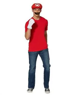 Spirit Halloween Mario Costume Kit - Mario Bros