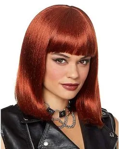 Spirit Halloween Auburn Pageboy Wig