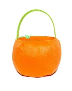 Spirit Halloween Plush Pumpkin Treat Bucket -Costume Themes Shop 01259357 b