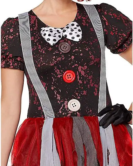 Spirit Halloween Adult Horror Clown Costume 6 Spirit Halloween Adult Horror Clown Costume - Image 4