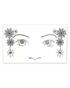 Spirit Halloween Kids Witch Face Tattoo Decal