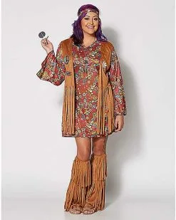 Spirit Halloween Adult Peace And Love Hippie Costume 8 Spirit Halloween Adult Peace And Love Hippie Costume -Costume Themes Shop 01271212 a