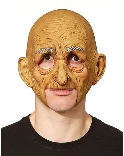 Spirit Halloween Chinless Old Man Half Mask