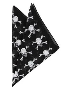 Spirit Halloween Skull Pirate Bandana -Costume Themes Shop 01272616 c
