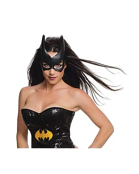Spirit Halloween Hard Batman Half Mask - DC Comics 3 Spirit Halloween Hard Batman Half Mask - DC Comics