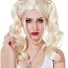Spirit Halloween Blonde Pigtail Wig 1 Spirit Halloween Blonde Pigtail Wig -Costume Themes Shop 01297597 a