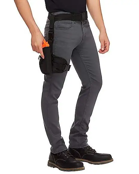 Spirit Halloween Black Leg Holster Tactical 3 Spirit Halloween Black Leg Holster Tactical