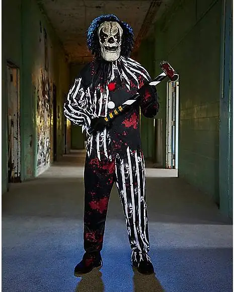 Spirit Halloween Adult Freakshow Clown Costume 3 Spirit Halloween Adult Freakshow Clown Costume