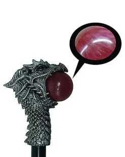 Spirit Halloween Dragon Head Staff With Orb -Costume Themes Shop 01300250 d