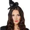 Spirit Halloween Witch Mini Hat Fascinator 1 Spirit Halloween Witch Mini Hat Fascinator -Costume Themes Shop 01301852 a