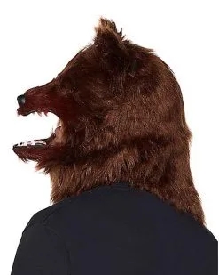 Spirit Halloween Adult Moving Mouth Wolf Full Mask -Costume Themes Shop 01321033 d