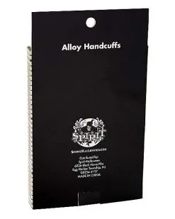 Spirit Halloween Cop Handcuffs -Costume Themes Shop 01331487 c