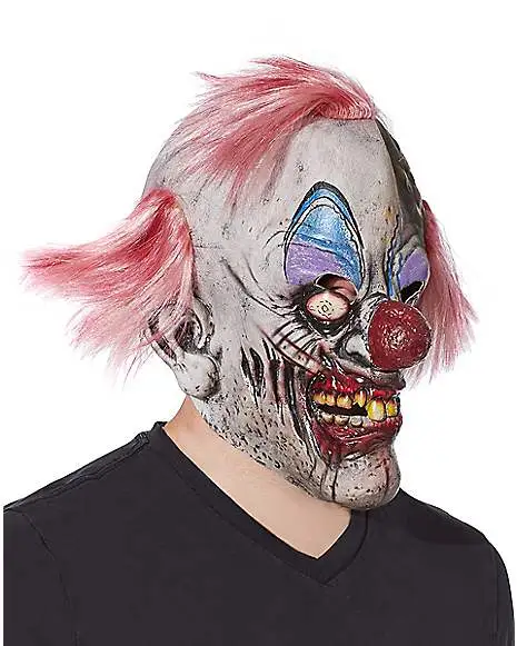 Spirit Halloween Crispy Zombie Clown Full Mask 5 Spirit Halloween Crispy Zombie Clown Full Mask - Image 3