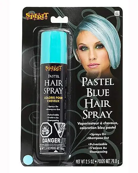 Spirit Halloween Pastel Blue Hairspray 3 Spirit Halloween Pastel Blue Hairspray