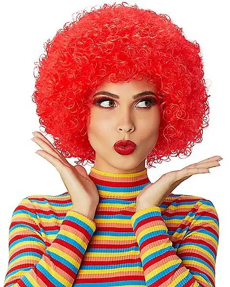 Spirit Halloween Red Curly Wig 3 Spirit Halloween Red Curly Wig