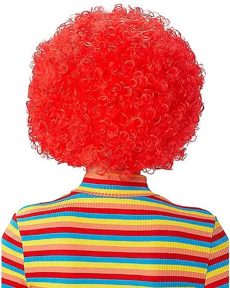 Spirit Halloween Red Curly Wig 4 Spirit Halloween Red Curly Wig - Image 2