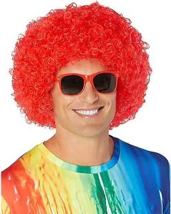 Spirit Halloween Red Curly Wig 8 Spirit Halloween Red Curly Wig -Costume Themes Shop 01340272 c