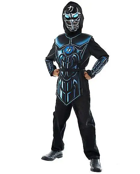 Spirit Halloween Kids Light Up Extreme Robot Ninja Costume 7 Spirit Halloween Kids Light Up Extreme Robot Ninja Costume - Image 5
