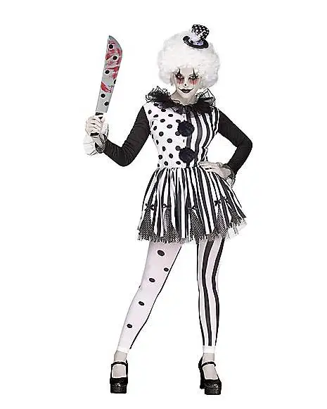 Spirit Halloween Adult Twisted Trickster Clown Costume 3 Spirit Halloween Adult Twisted Trickster Clown Costume