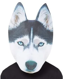 Spirit Halloween Big Head Foam Husky Half Mask