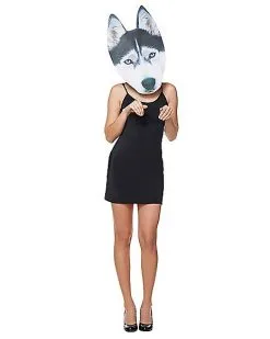 Spirit Halloween Big Head Foam Husky Half Mask -Costume Themes Shop 01346493 d