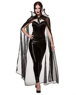 Spirit Halloween Adult Sheer Vampire Cape
