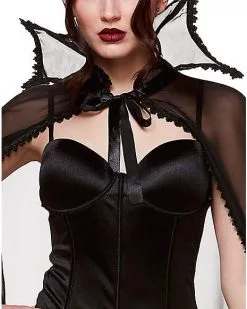 Spirit Halloween Adult Sheer Vampire Cape -Costume Themes Shop 01346543 c