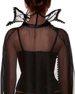 Spirit Halloween Adult Sheer Vampire Cape -Costume Themes Shop 01346543 d