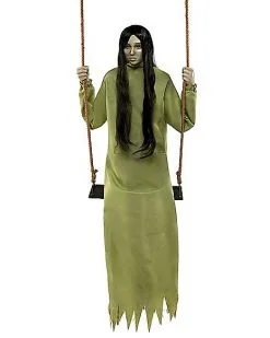 Default 12 Spirit Halloween Empty Soul Girl On A Swing Static Prop
