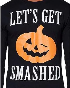 Spirit Halloween Let's Get Smashed Long Sleeve T Shirt -Costume Themes Shop 01353580 c
